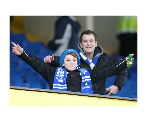 Brighton and Hove Albion Fans in Full Force: Sky Bet Championship Showdown at Sheffield Wednesday, 14 February 2015
