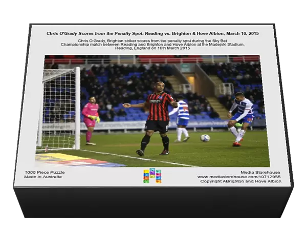Chris O'Grady Scores from the Penalty Spot: Reading vs. Brighton & Hove Albion, March 10, 2015