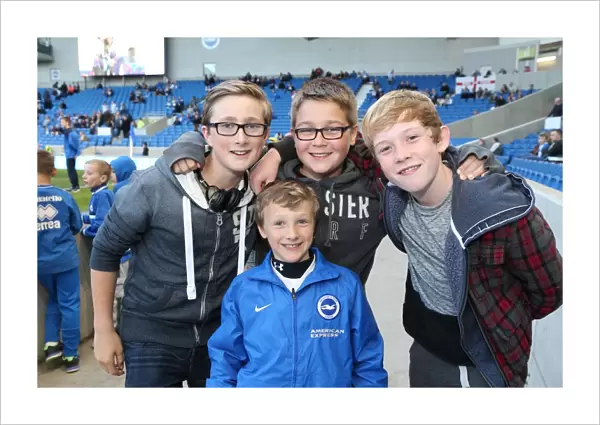 Brighton and Hove Albion Fans in Full Force: Sky Bet Championship Match vs. Huddersfield Town (14 April 2015)