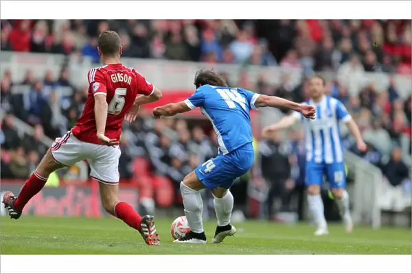 Inigo Calderon in Action: Middlesbrough vs. Brighton & Hove Albion, May 2015