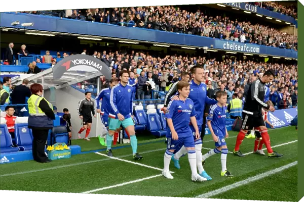 John Terry Leads Chelsea Out in Premier League Showdown Against Southampton (October 2015) - Stamford Bridge