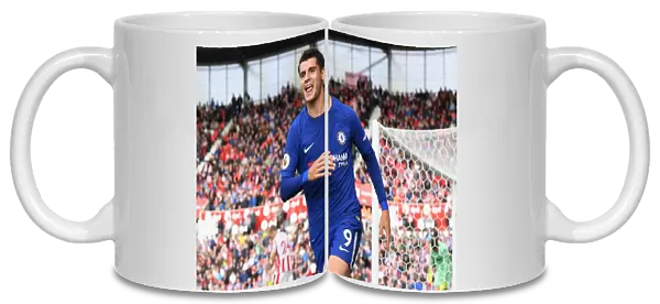 Morata's Hat-Trick: Chelsea Thrashes Stoke City 4-0 in Premier League