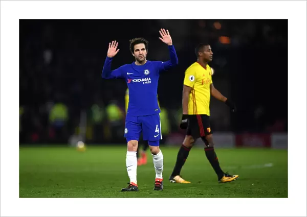 Cesc Fabregas Reacts: Watford vs. Chelsea - Premier League (Away)