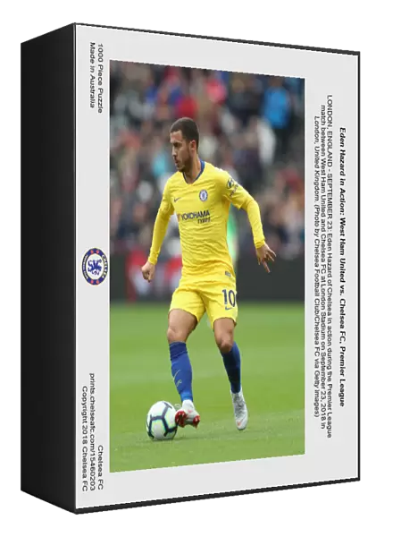Eden Hazard in Action: West Ham United vs. Chelsea FC, Premier League