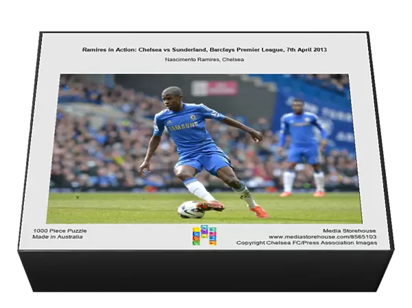 Ramires in Action: Chelsea vs Sunderland, Barclays Premier League, 7th April 2013