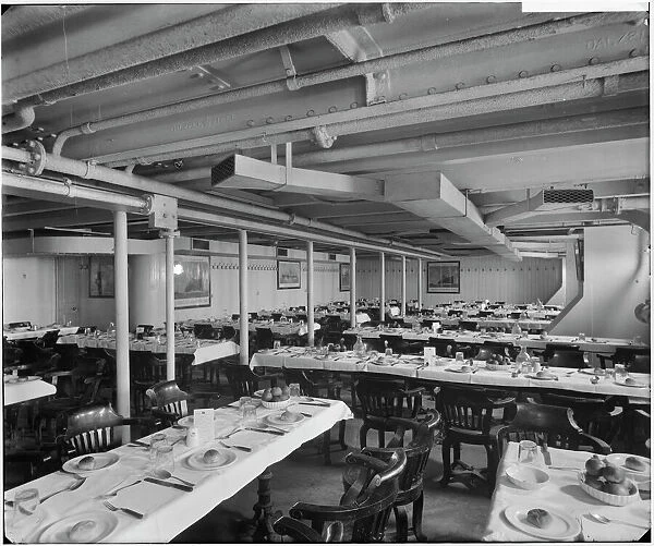 3rd class dining, RMS Olympic BL24990_047