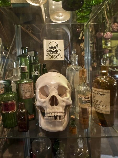 Skull and poison bottles DP134420
