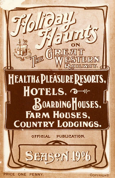 Holiday Haunts guide book, 1906