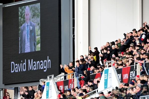 Bristol City Fans Honor David Managh in Emotional 37th Minute Tribute vs. Cardiff City