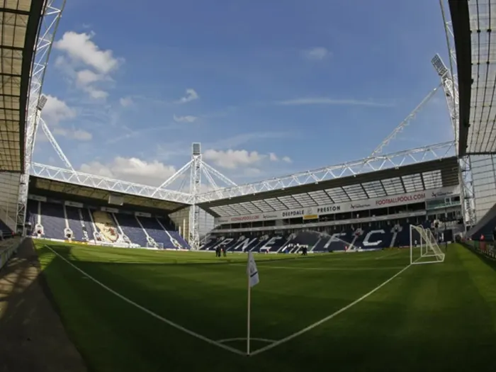 Framed Print : Print of Deepdale Stadium General View Framed Print : Print of Deepdale Stadium General View
