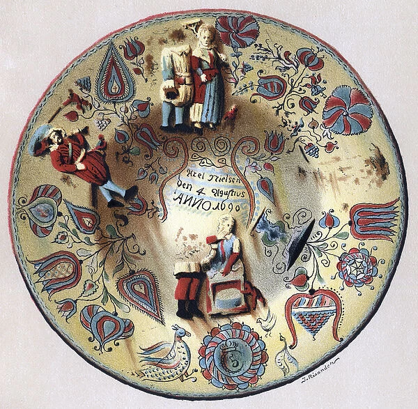 17th century Swedish Plate