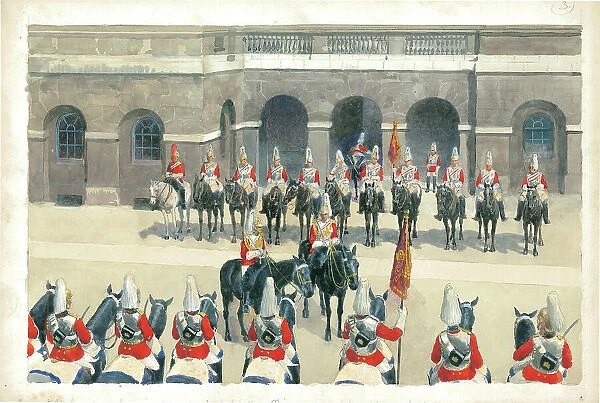1st Life Guards Changing Guard at Whitehall