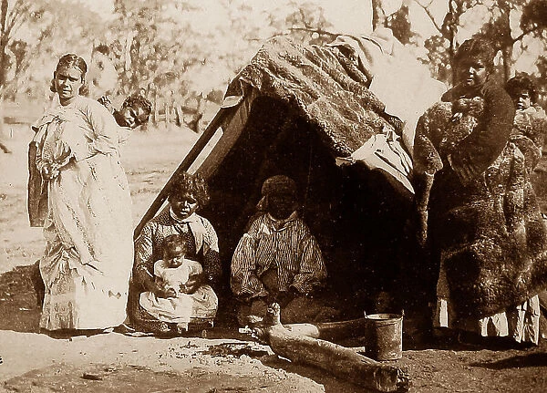 Aborigines Murray River Australia Victorian period
