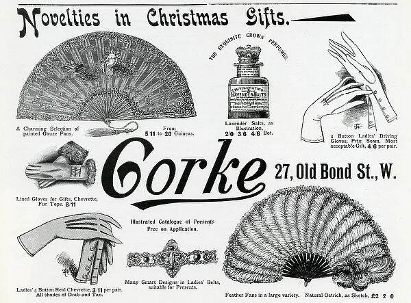 Advert for Gorke womens accessories 1898
