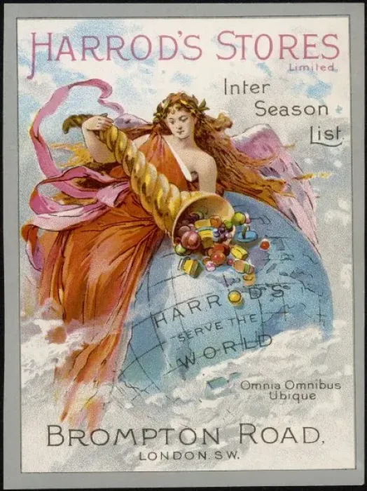 Framed Print : Harrods Print Advertisement