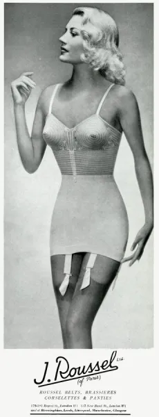 Advert for J. Roussel underwear 1949