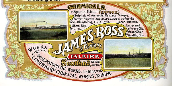Advert, James Ross & Company, Falkirk and Linlithgow