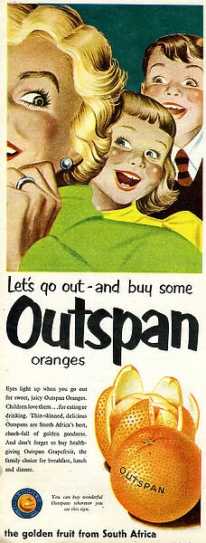 Advertisement, Outspan Oranges