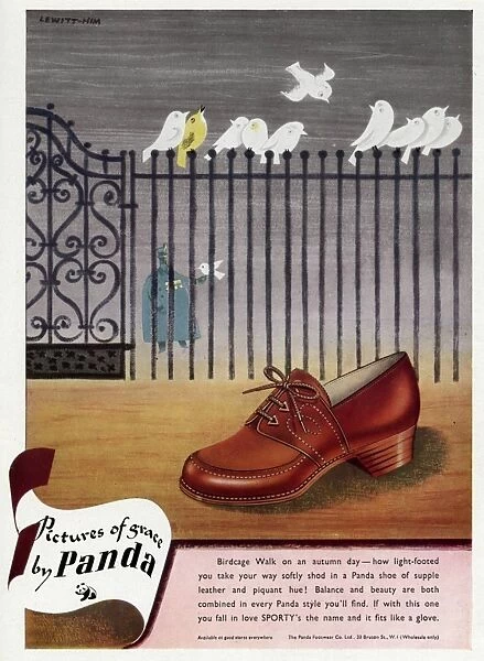 Advert for Panda shoes 1948