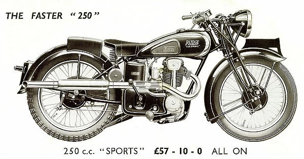 Advert, Rudge-Whitworth 250 cc Sports Motor Cycle