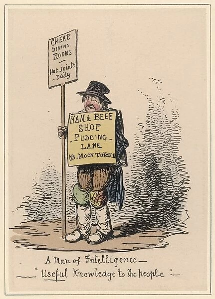 Advert  /  Sandwich Man 1828