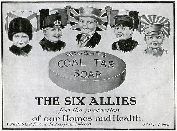 Advert for Wrights Coal Tar Soap 1915