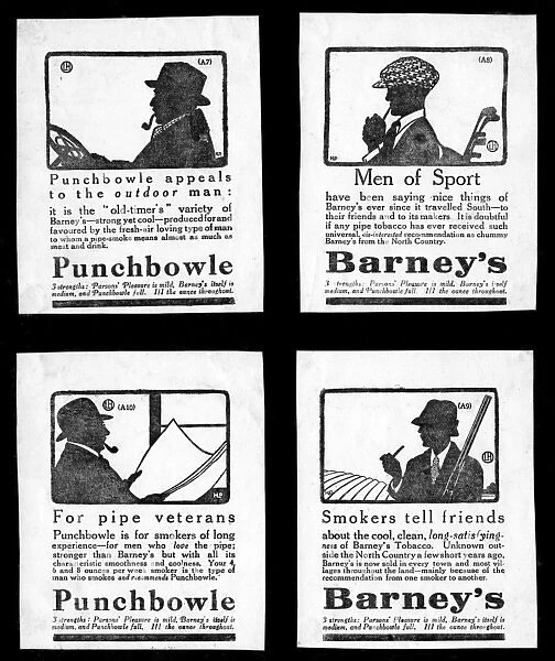 Advertisements for John Sinclairs tobacco by H. L. Oakley