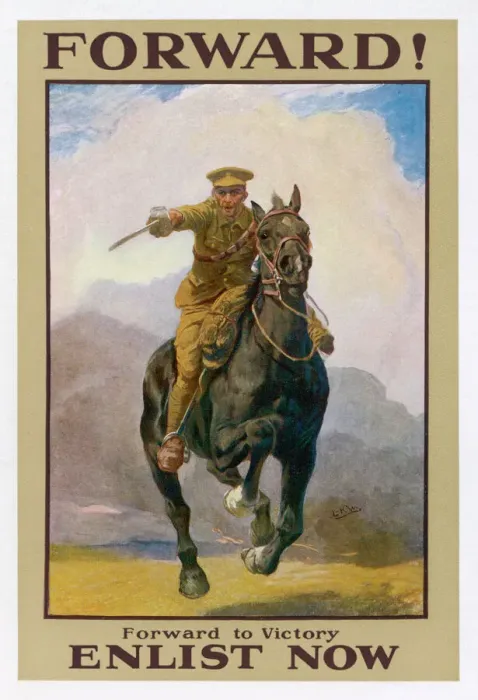 Framed Print : Black Horse Soldier Print Framed Print : Black Horse Soldier Print