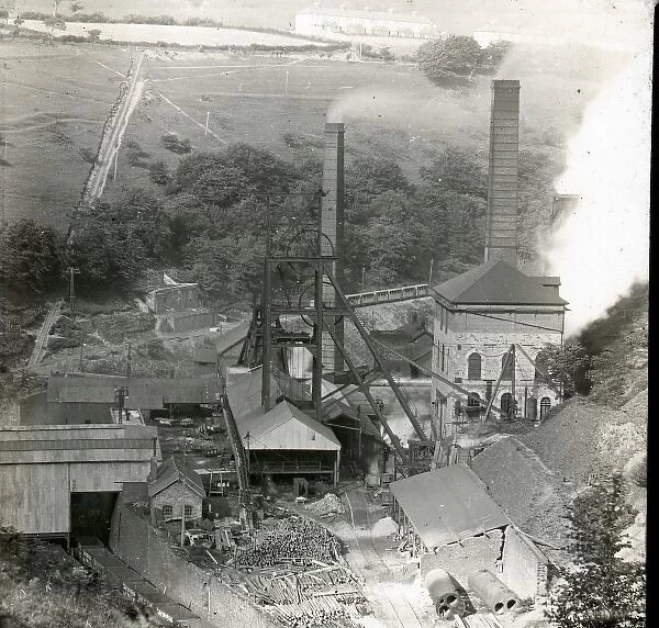 Aerial view, Tirpentwys Colliery, South Wales