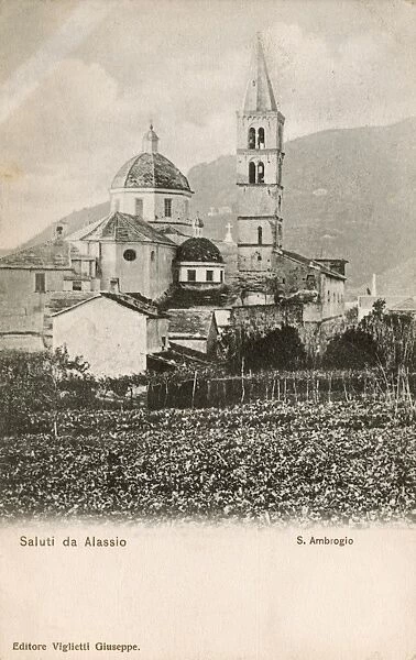Alassio, Italy - Church of St. Ambrose
