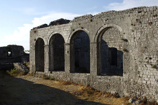 Albania. Shkodra. St. Stephen church ruins
