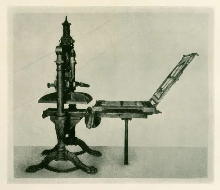 Framed Print : The Albion Press Print, 1925 Framed Print : The Albion Press Print, 1925