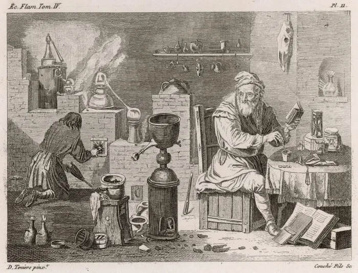 Framed Print : Alchemists Laboratory Print Framed Print : Alchemists Laboratory Print