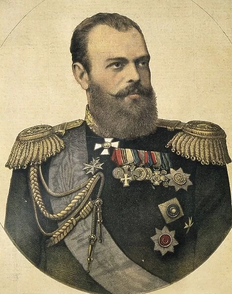 ALEXANDER III of Russia (1845-1894). Tsar of