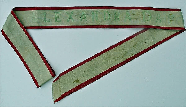 Alexandra Day ribbon tabard, worn by collectors