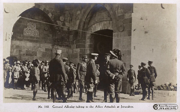 Allenby enters Jerusalem via the Jaffa Gate