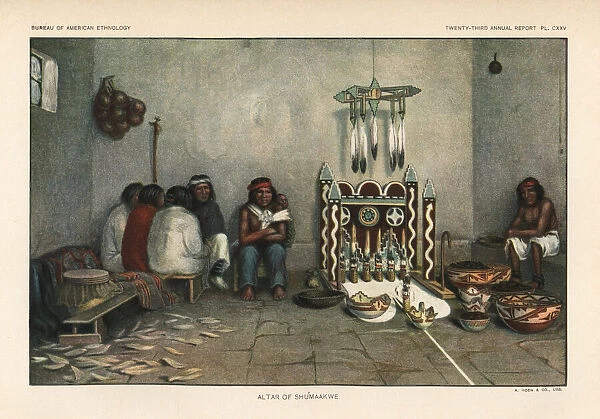 Altar of Shu maakwe, Zuni nation