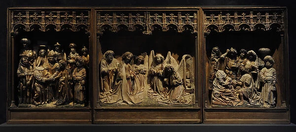 Altarpiece of Saint Lambert. Utrecht, 1470-1480. Clay