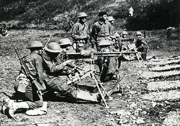 American troops training in France, WW1