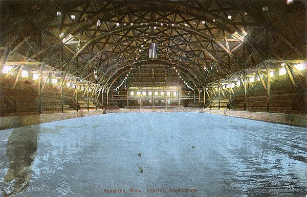 Amphidrome interior, Houghton, Michigan, USA