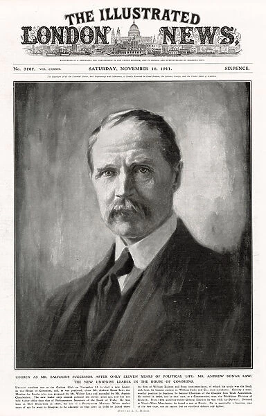 Andrew Bonar Law (1858 - 1923), British Conservative politician who served as Prime