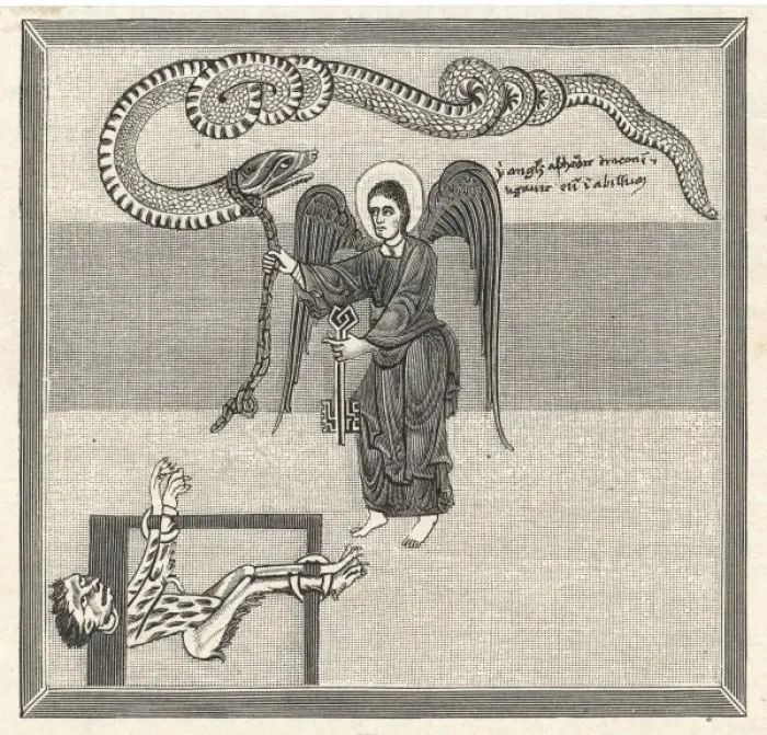Framed Print : Angel Chains Dragon Print Framed Print : Angel Chains Dragon Print