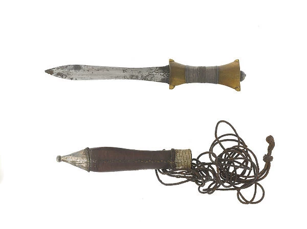 Arm knife and scabbard