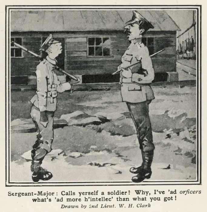 Framed Print : British Army Intelligence Compared: Print of a Satirical Cartoon Framed Print : British Army Intelligence Compared: Print of a Satirical Cartoon