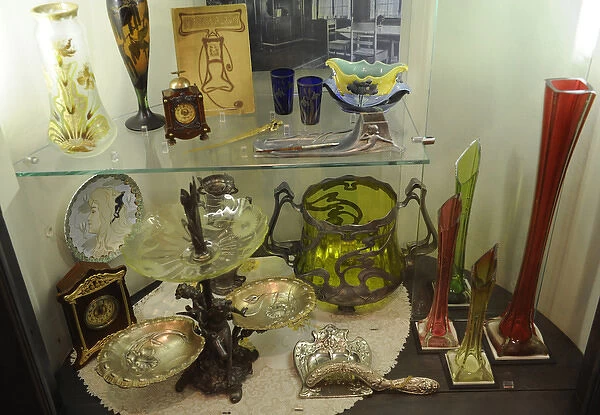 Art nouveau. Glass bowl. Early twentieth century