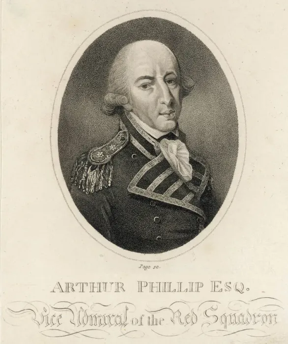 Framed Print : Arthur Phillip Print, Naval Commander Portrait Framed Print : Arthur Phillip Print, Naval Commander Portrait
