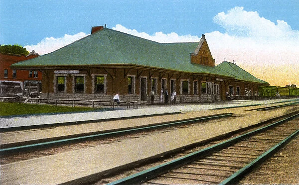 Ashtabula, Ohio, New York Central Railroad Freight Depot
