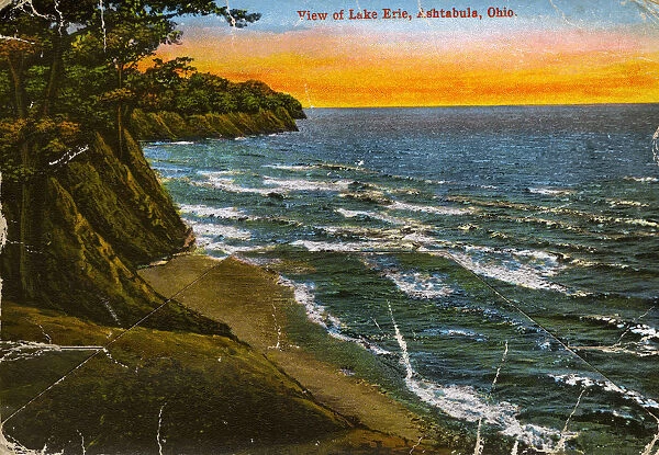 Ashtabula, Ohio, USA - Shoreline of Lake Erie