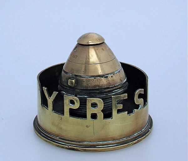 Ashtray made from an 18 pounder shell case - YPRES