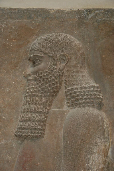 Assyrian Art. Reliefs from Sargon IIs Palace. Civil servan
